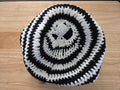 Handmade Slouchy Beanie, Glow-in-the-Dark Acrylic Crochet